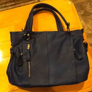 Deep Blue Shoulder/Crossbody Bag